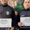 Guardas municipais que salvaram bebê recebem homenagem