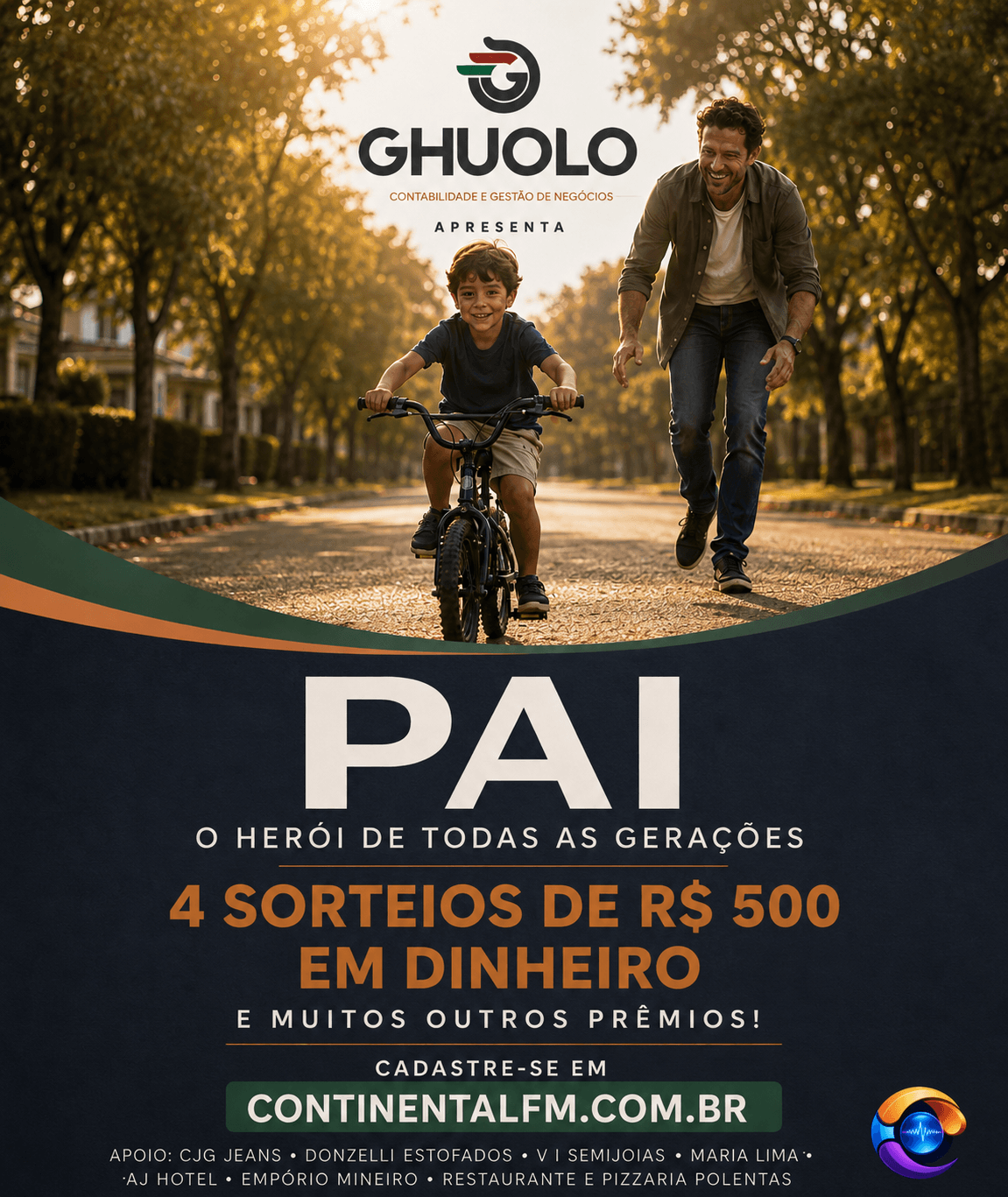 Clique no Banner Para Participar Da Promo Dia Dos Pais Mobile